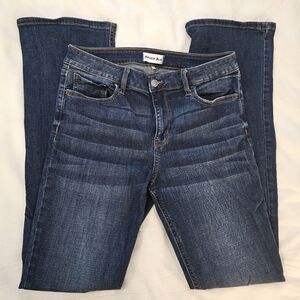 Studio Blue Women's Dark Wash Faded Bootcut Jeans - Size 31